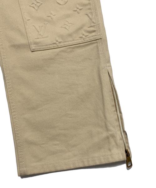 LOUIS VUITTON（ルイ ヴィトン）LOUIS VUITTON (ルイ ヴィトン) 23SS モノグラム カーペンター コットン ロングパンツ アイボリー サイズ:30の古着・服飾アイテム