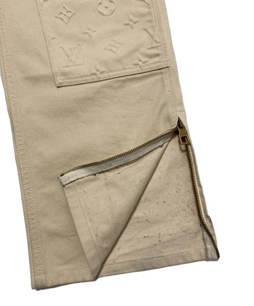 LOUIS VUITTON（ルイ ヴィトン）LOUIS VUITTON (ルイ ヴィトン) 23SS モノグラム カーペンター コットン ロングパンツ アイボリー サイズ:30の古着・服飾アイテム