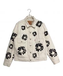 Denim Tears×LEVI'S（デニムティアーズ×リーバイス）の古着「リースデニムジャケット」｜ホワイト×ブラック