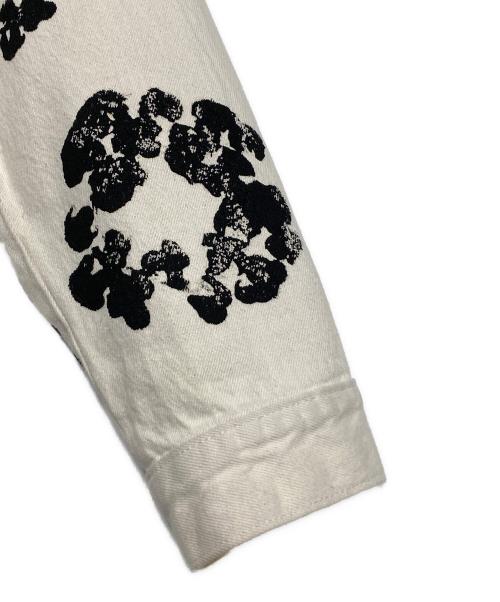 Denim Tears（デニムティアーズ）Denim Tears (デニムティアーズ) LEVI'S (リーバイス) リースデニムジャケット ホワイト×ブラック サイズ:Mの古着・服飾アイテム
