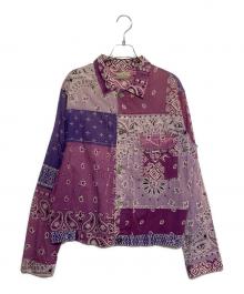 KAPITAL（キャピタル）の古着「Bandana Patchwork 1st Jacket」｜パープル