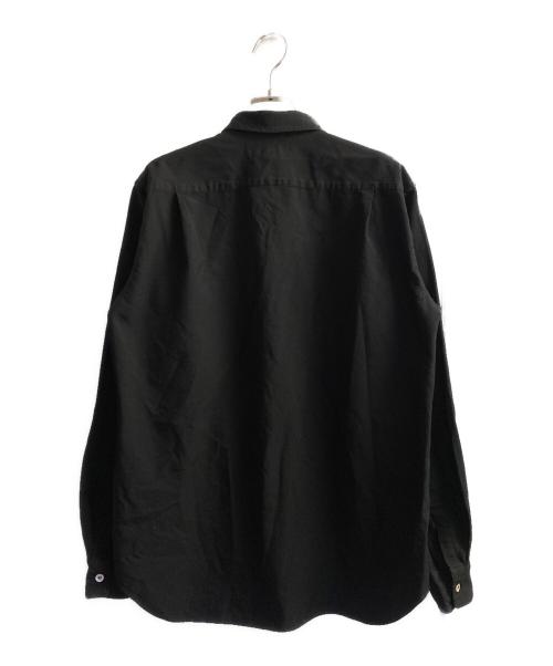 COMME des GARCONS HOMME PLUS（コムデギャルソンオムプリュス）COMME des GARCONS HOMME PLUS (コムデギャルソンオムプリュス) ポリエステル縮絨 シャツ ブラック サイズ:Sの古着・服飾アイテム