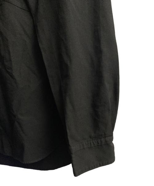 COMME des GARCONS HOMME PLUS（コムデギャルソンオムプリュス）COMME des GARCONS HOMME PLUS (コムデギャルソンオムプリュス) ポリエステル縮絨 シャツ ブラック サイズ:Sの古着・服飾アイテム