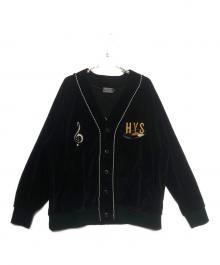 Hysteric Glamour（ヒステリックグラマー）の古着「BREAK IT UP刺繍 カーディガン」｜ブラック