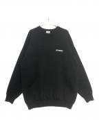 VETEMENTSヴェトモン）の古着「Iconic Logo Knitted Jumper」｜ブラック