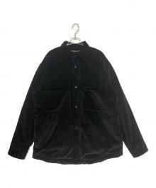 FOG ESSENTIALS（フィアオブゴッド エッセンシャル）の古着「SIXTH COLLECTION CORDUROY SHERPA LINED SHIRT JACKET」｜ブラック