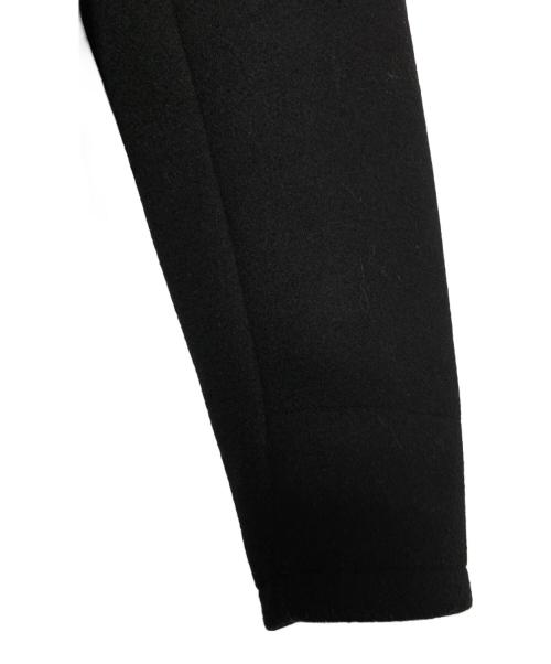 Rags McGREGOR（ラグスマックレガー）Rags McGREGOR (ラグスマックレガー) 裏地レオパードピーコート ブラック サイズ:Lの古着・服飾アイテム