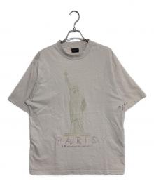 BALENCIAGA（バレンシアガ）の古着「ダメージ加工Ｔシャツ」｜ベージュ