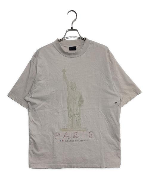 BALENCIAGA（バレンシアガ）BALENCIAGA (バレンシアガ) ダメージ加工Ｔシャツ ベージュ サイズ:XXSの古着・服飾アイテム