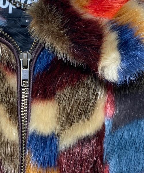 SUPREME（シュプリーム）SUPREME (シュプリーム) Multicolor Faux Fur Bomber Jacket マルチカラー サイズ:Lの古着・服飾アイテム