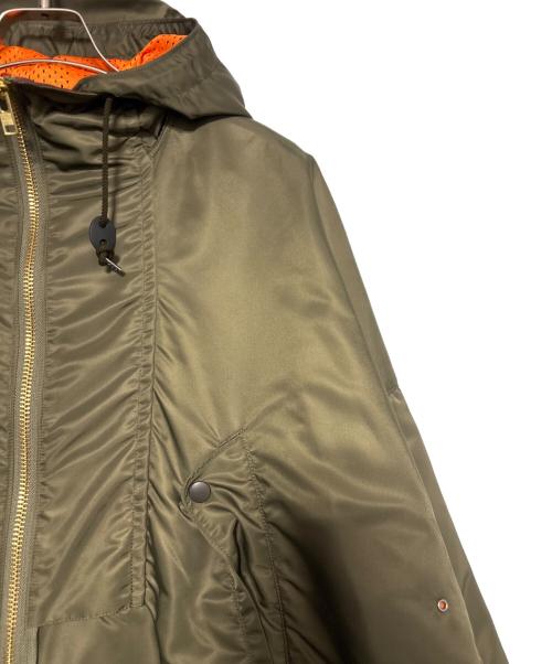 kolor/BEACON（カラービーコン）kolor/BEACON (カラービーコン) リサイクルナイロンツイルブルゾン オリーブ サイズ:Mの古着・服飾アイテム