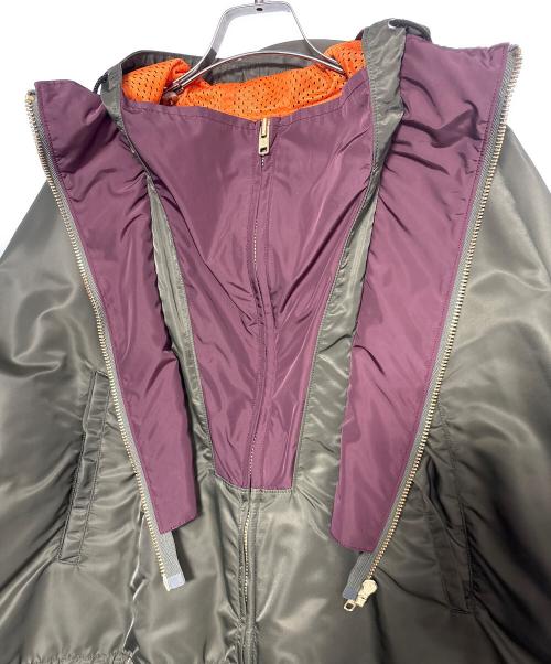 kolor/BEACON（カラービーコン）kolor/BEACON (カラービーコン) リサイクルナイロンツイルブルゾン オリーブ サイズ:Mの古着・服飾アイテム