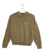 FOG ESSENTIALSフィアオブゴッド エッセンシャル）の古着「スウェットポロシャツ」｜キャメル