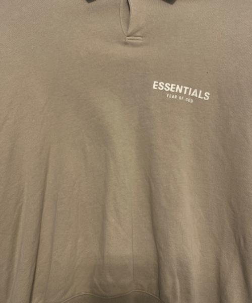 FOG ESSENTIALS（フィアオブゴッド エッセンシャル）FOG ESSENTIALS (フィアオブゴッド エッセンシャル) スウェットポロシャツ キャメル サイズ:Mの古着・服飾アイテム