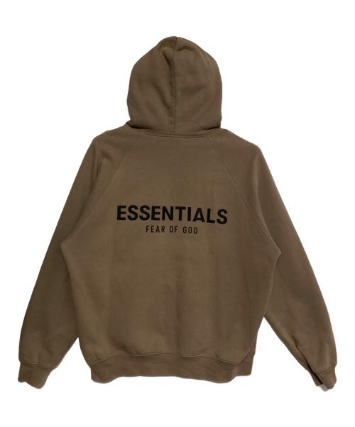FOG ESSENTIALS（フィアオブゴッド エッセンシャル）FOG ESSENTIALS (フィアオブゴッド エッセンシャル) ロゴプルオーバーパーカー ベージュ サイズ:XLの古着・服飾アイテム