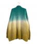sacai (サカイ) Tie Dye Knit Cardigan イエロー×グリーン サイズ:4：45000円
