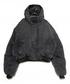 entire studiosエンタイアスタジオ）の古着「W2 キャンバス ボンバー ジャケット」｜グレー