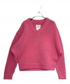 doubletダブレット）の古着「BOUNCE FUSION KNIT PULLOVER」｜ピンク