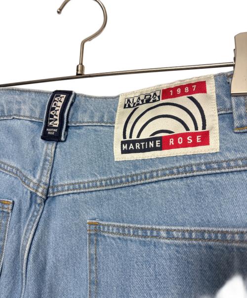 NAPAPIJRI（ナパピリ）NAPAPIJRI (ナパピリ) MARTINE ROSE (マーティン・ローズ) Napa by Martine Roseデニムパンツ インディゴ サイズ:Lの古着・服飾アイテム