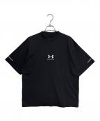 BALENCIAGA×UNDER ARMOURバレンシアガ×アンダーアーマー）の古着「オーバーサイズプリントTシャツ」｜ブラック