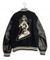 Hysteric Glamour (ヒステリックグラマー) TURNTHE MUSICUP 刺繍 袖革 スタジアムジャケット ブラック サイズ:XL：120000円