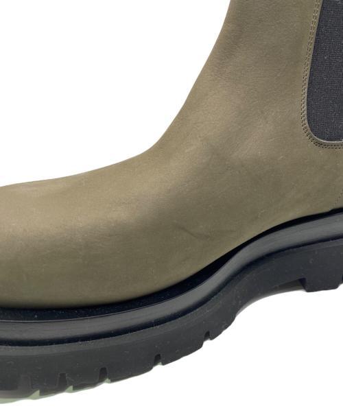 BOTTEGA VENETA（ボッテガベネタ）BOTTEGA VENETA (ボッテガベネタ) ラグアンクルブーツ オリーブ サイズ:43 1/2の古着・服飾アイテム