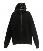 DRKSHDWダークシャドウ）の古着「Full Zip Gimp Hoody」｜ブラック