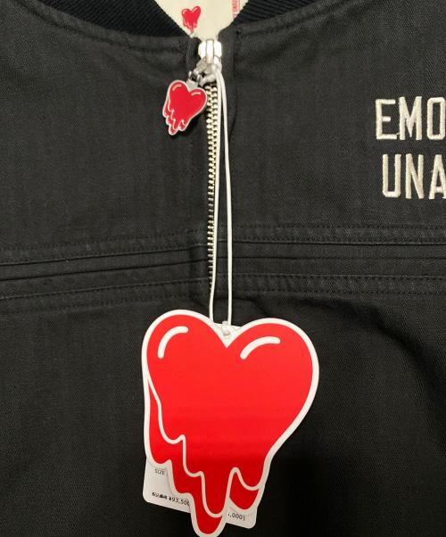 EMOTIONALLY UNAVAILABLE（エモーショナリー・アンアベイラブル）EMOTIONALLY UNAVAILABLE (エモーショナリー・アンアベイラブル) EU PATCH JACKET ブラック サイズ:Lの古着・服飾アイテム