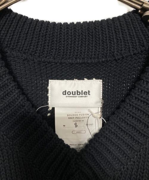 doublet（ダブレット）doublet (ダブレット) BOUNCE FUSION KNIT PULLOVER ブラック サイズ:Sの古着・服飾アイテム