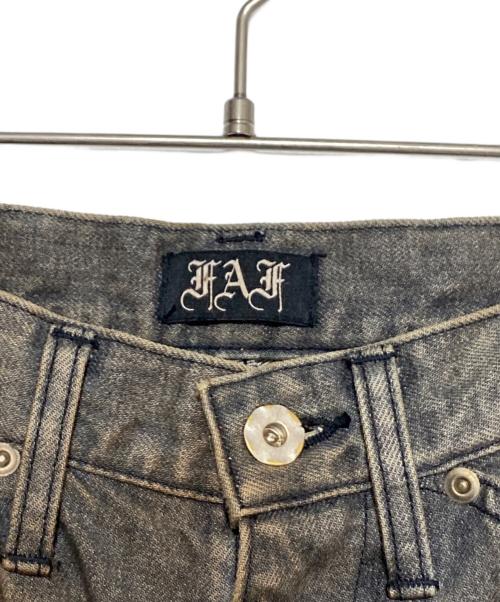 FAF（エフエーエフ）FAF (エフエーエフ) ニューコミューン ダート バギー デニム インディゴ サイズ:2の古着・服飾アイテム