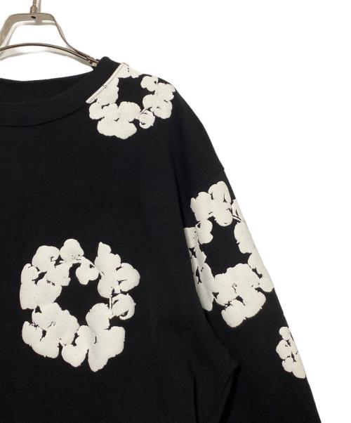 Denim Tears（デニムティアーズ）Denim Tears (デニムティアーズ) COTTON WREATH LONG SLEEVE T-SHIRT ブラック サイズ:XLの古着・服飾アイテム