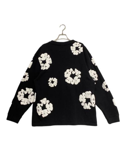 Denim Tears（デニムティアーズ）Denim Tears (デニムティアーズ) COTTON WREATH LONG SLEEVE T-SHIRT ブラック サイズ:XLの古着・服飾アイテム