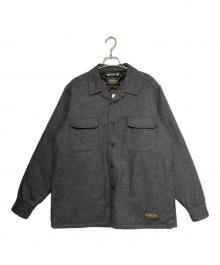 MINEDENIM×PENDLETON（マインデニム×ペンドルトン）の古着「Wool Quiltliner Open Collar SH」｜グレー