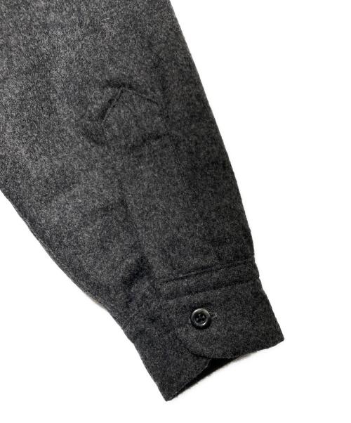 MINEDENIM（マインデニム）MINEDENIM (マインデニム) PENDLETON (ペンドルトン) Wool Quiltliner Open Collar SH グレー サイズ:2の古着・服飾アイテム