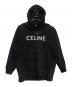 CELINE（セリーヌ）の古着「Hoodie In Cotton Fleece With Artist Print」｜ブラック