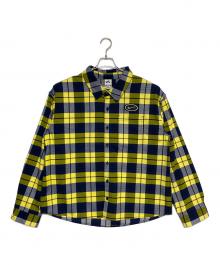 NIKE SB（ナイキエスビー）の古着「NIKE SB ERIC KOSTON FLNNL BTN UP QS」｜イエロー