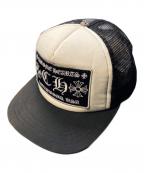 CHROME HEARTSクロムハーツ）の古着「CH Hollywood Trucker Hat Black/White」｜ブラック×ホワイト