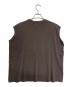KAPITAL (キャピタル) 20/-天竺 ノースリーブBIG-T ブラウン サイズ:1：18000円