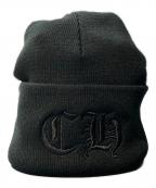 CHROME HEARTSクロムハーツ）の古着「Embroidered Logo Beanie」｜ブラック