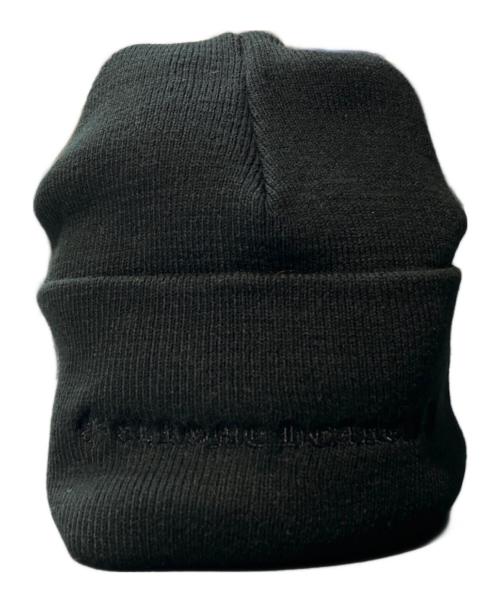 CHROME HEARTS（クロムハーツ）CHROME HEARTS (クロムハーツ) Embroidered Logo Beanie ブラック 未使用品の古着・服飾アイテム
