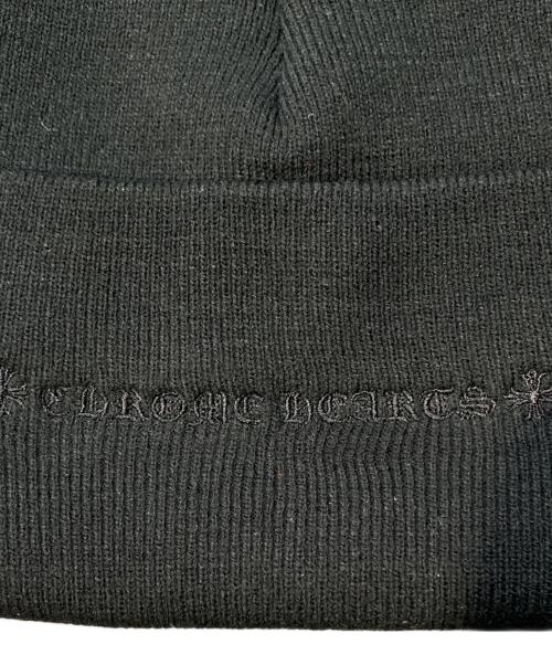 CHROME HEARTS（クロムハーツ）CHROME HEARTS (クロムハーツ) Embroidered Logo Beanie ブラック 未使用品の古着・服飾アイテム