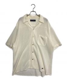 WACKO MARIA（ワコマリア）の古着「SUMMER KNIT OPEN COLLAR SHIRT（WHITE」｜ホワイト