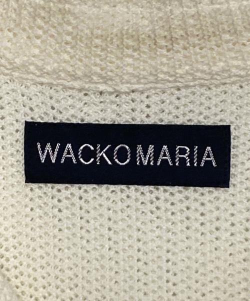 WACKO MARIA（ワコマリア）WACKO MARIA (ワコマリア) SUMMER KNIT OPEN COLLAR SHIRT（WHITE ホワイト サイズ:XLの古着・服飾アイテム