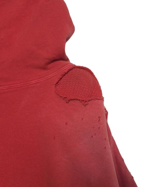 READYMADE（レディメイド）READYMADE (レディメイド) DOUBLE FACE HOODIE/RD レッド サイズ:Sの古着・服飾アイテム