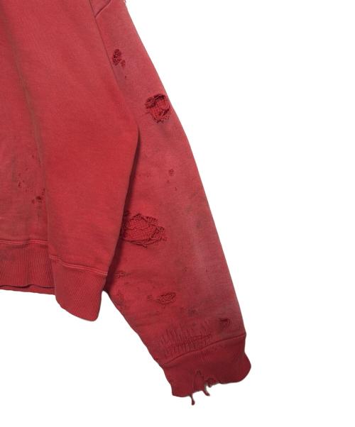 READYMADE（レディメイド）READYMADE (レディメイド) DOUBLE FACE HOODIE/RD レッド サイズ:Sの古着・服飾アイテム