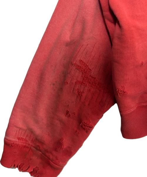 READYMADE（レディメイド）READYMADE (レディメイド) DOUBLE FACE HOODIE/RD レッド サイズ:Sの古着・服飾アイテム