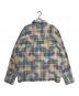 A BATHING APE (ア ベイシング エイプ) BLEACHED BAPE CHECK SHIRT JACKET スカイブルー サイズ:L：18000円