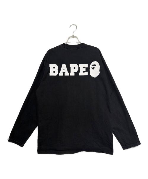 A BATHING APE（ア ベイシング エイプ）A BATHING APE (ア ベイシング エイプ) スウェット ブラック サイズ:Lの古着・服飾アイテム