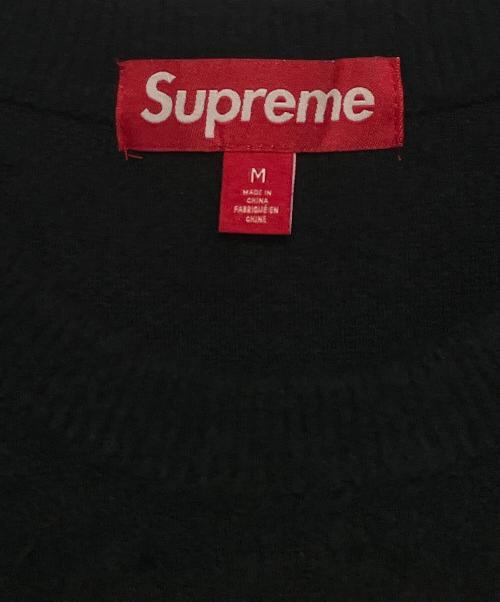 SUPREME（シュプリーム）Supreme (シュプリーム) Brushed Stripe Sweater ブラック サイズ:Mの古着・服飾アイテム
