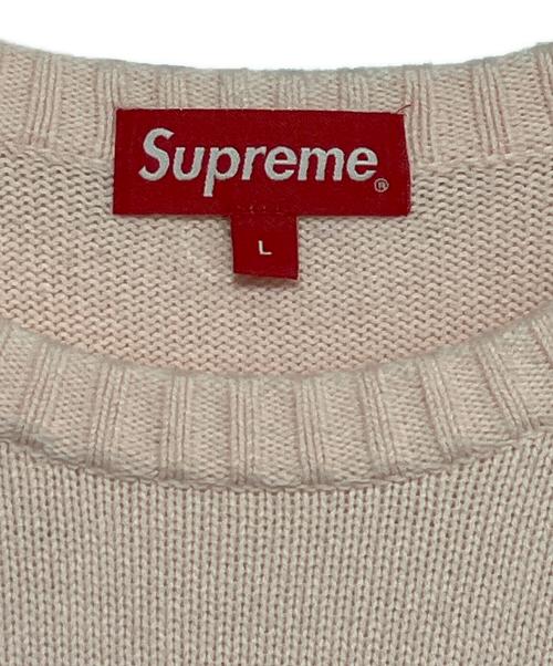 SUPREME（シュプリーム）SUPREME (シュプリーム) Tonal paneled Sweater ピンク サイズ:Lの古着・服飾アイテム